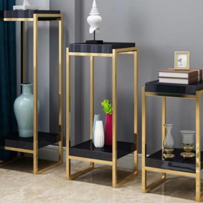 ELOISE Modern Chrome Gold Display Stand