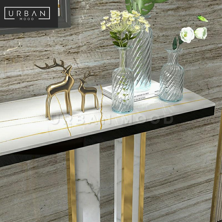 ELYX Modern Marble Bar Table