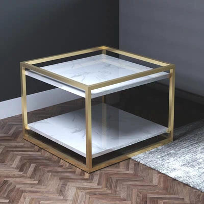 ERNEST Contemporary Marble Side Table