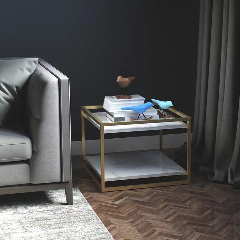ERNEST Contemporary Marble Side Table