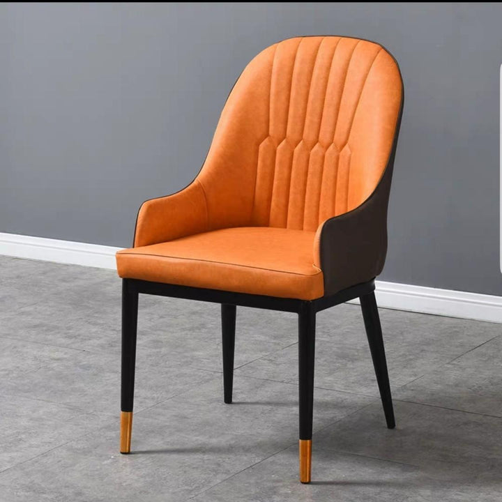 EUDORA Modern Leather Dining Chair