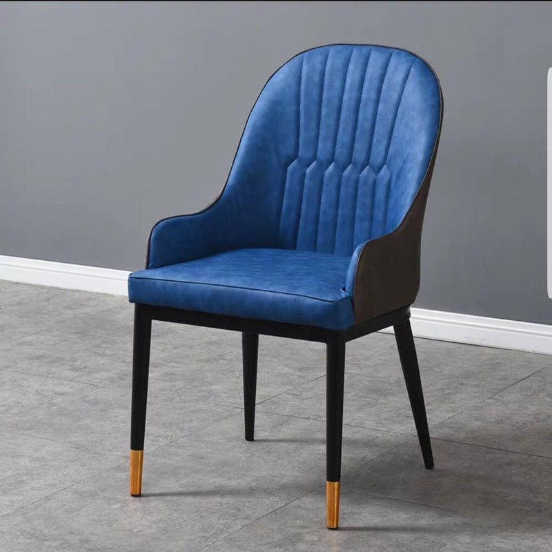 EUDORA Modern Leather Dining Chair