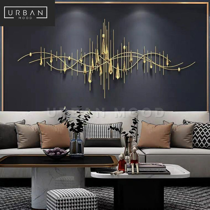 EVISE Modern Gold Wall Art