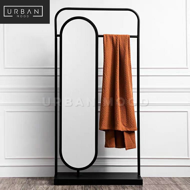 ELLIE Minimalist Mirror Towel Stand