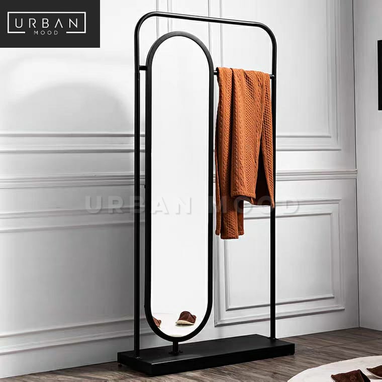 ELLIE Minimalist Mirror Towel Stand