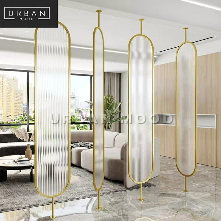 ELSPETH Modern Swivel Room Divider