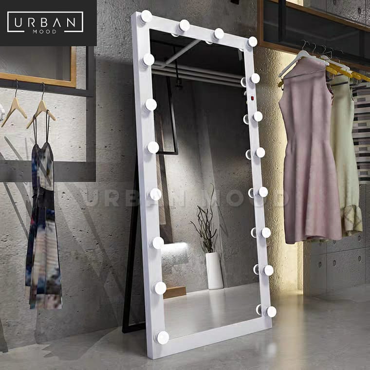 Backstage Mirror EMMY Hollywood Backstage Full Length Mirror – Urban Mood