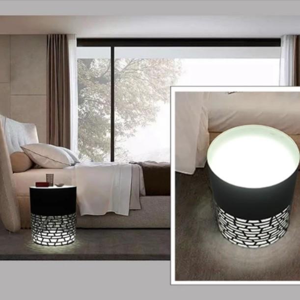 FANNING Contemporary Bedside Lamp Table