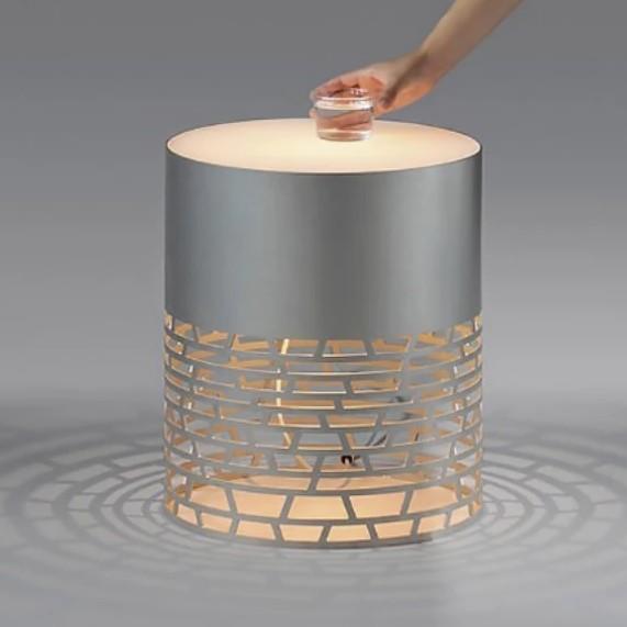 FANNING Contemporary Bedside Lamp Table