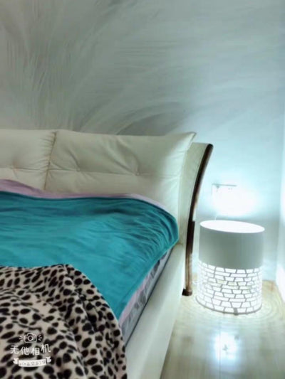 FANNING Contemporary Bedside Lamp Table