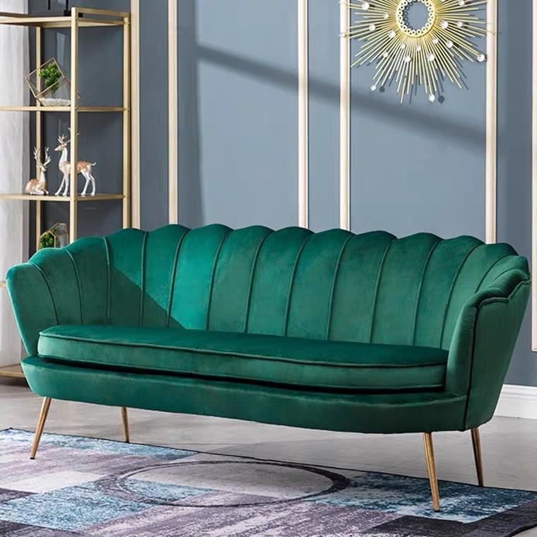 FAYTH Velvet Accent Sofa