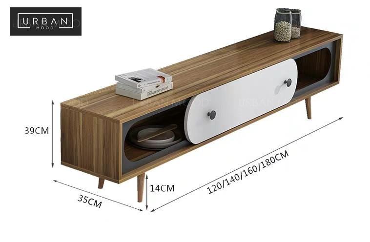 FIELDING Rustic TV Console