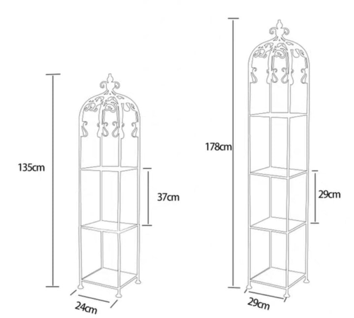 FRANCES Victorian Gold Display Stand