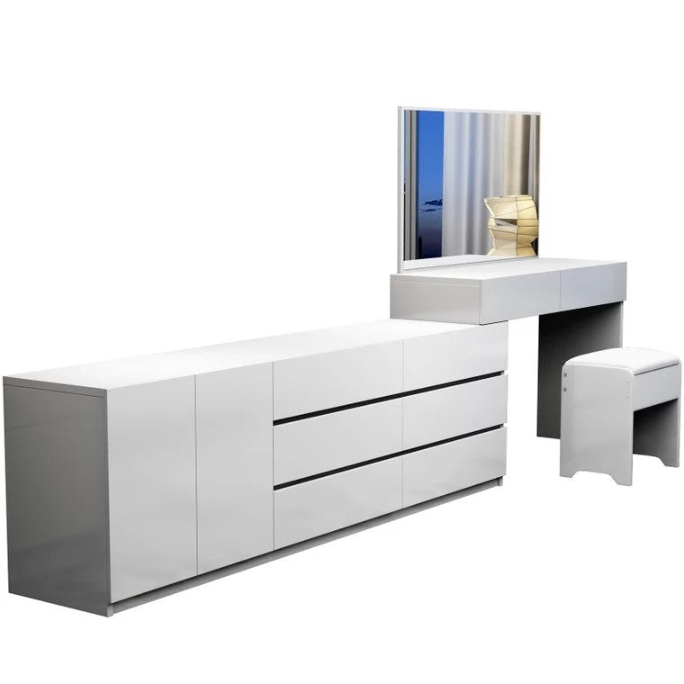 FELICITY Modern TV Console Vanity Cabinet