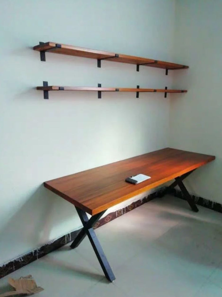 FIRENZE Modern Industrial Office Study Wooden Table