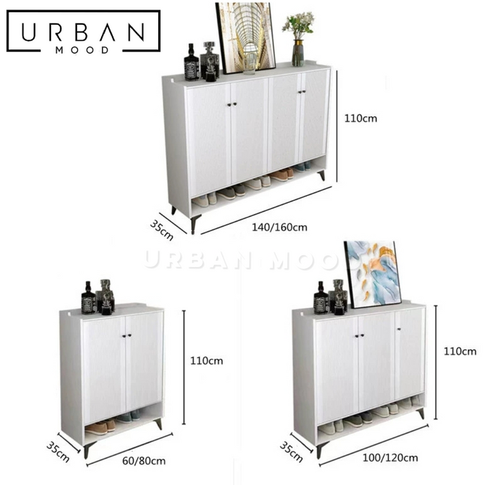 FLUTE Modern Shoe Cabinet