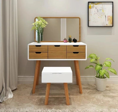 FYONNE Modern Vanity Storage Table Set