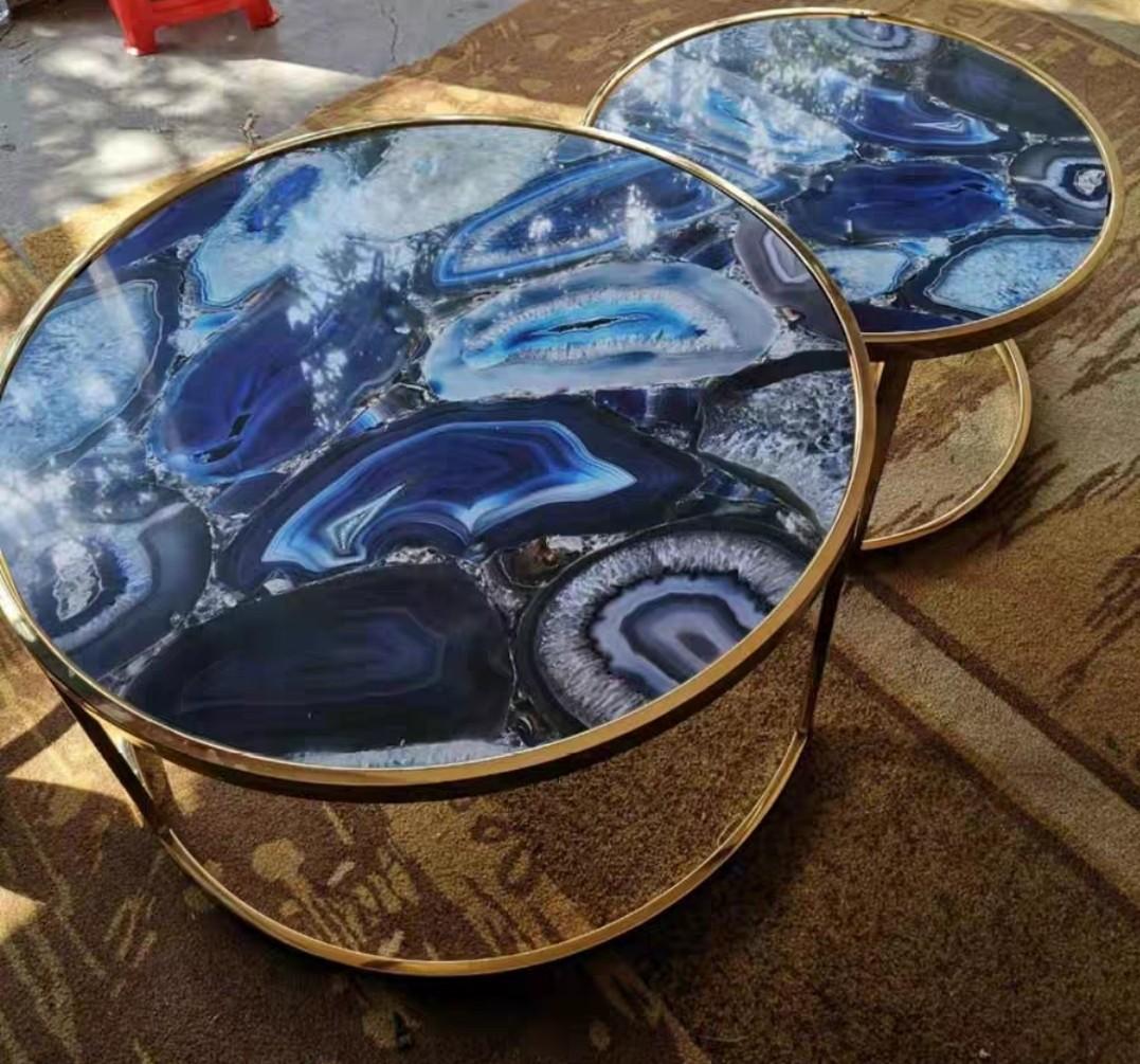 GALACTIC Marble Nesting Coffee Tables