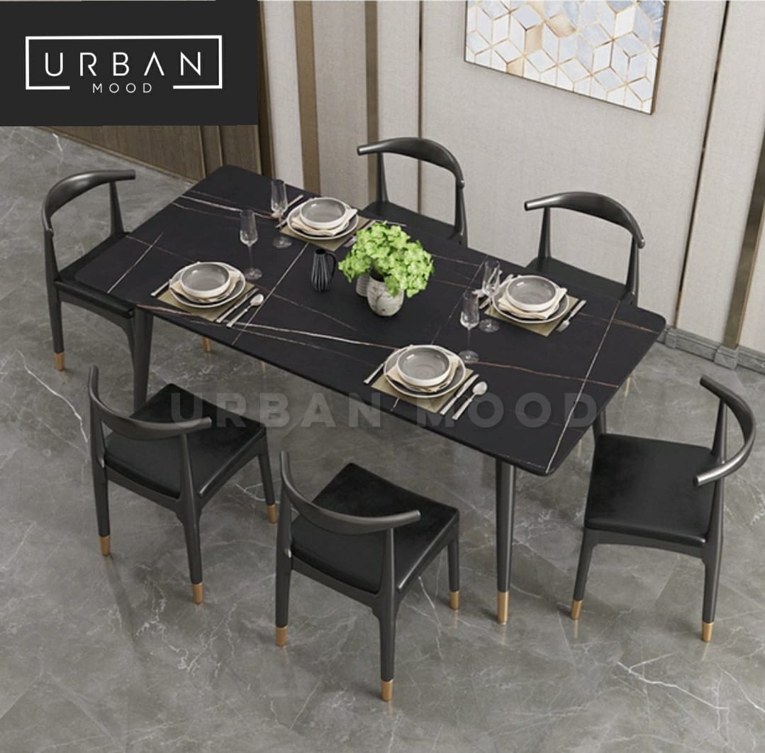 GALLERIA Modern Marble Dining Table & Chairs