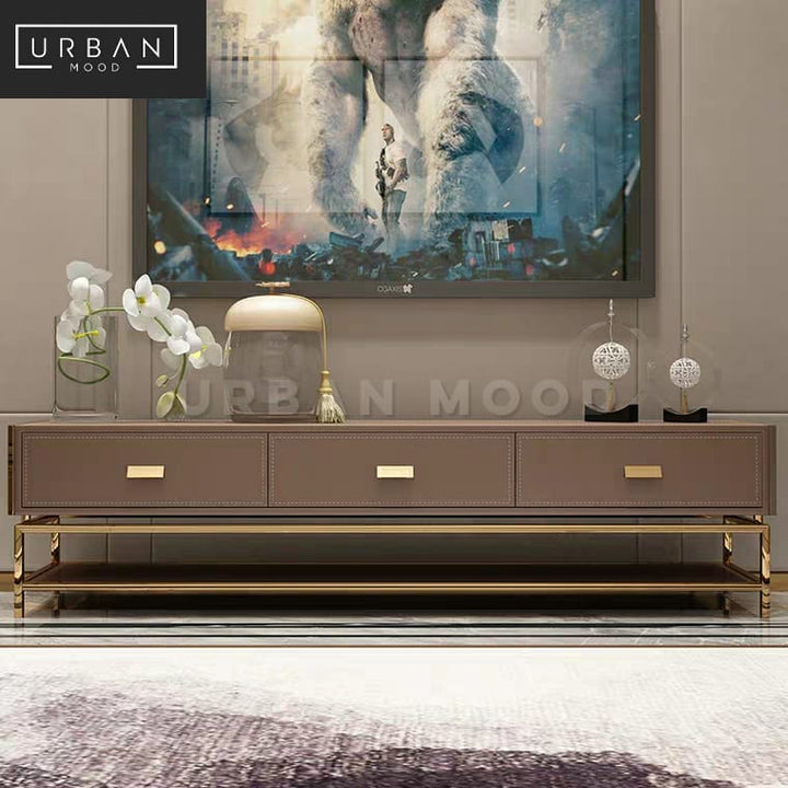 GENEVE Modern Chrome TV Console