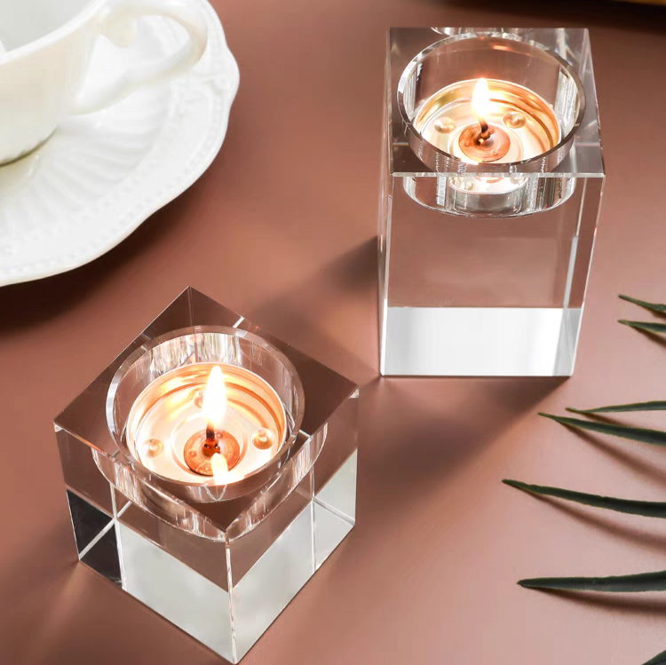 GLACIE Glass Candle Holder (Set of 4)