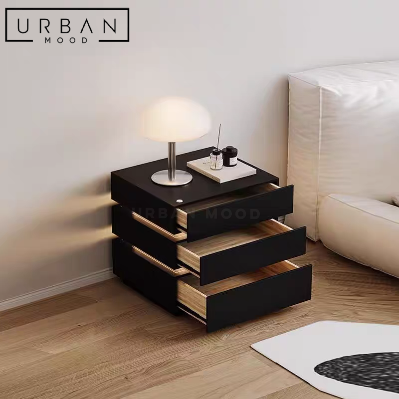 GLORIS Modern LED Bedside Table