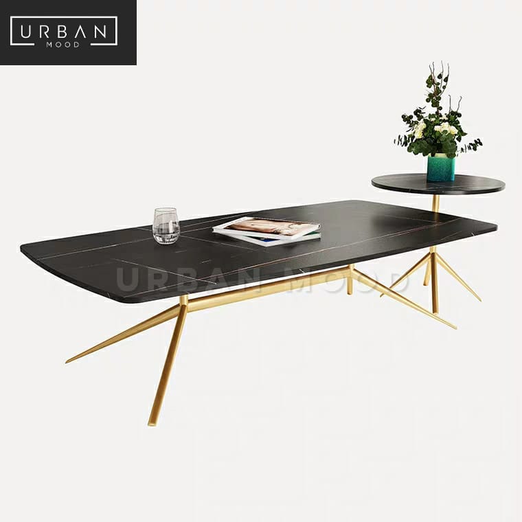 GRENADA Modern Marble Slate Coffee Table