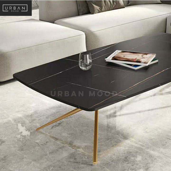 GRENADA Modern Marble Slate Coffee Table