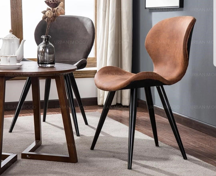 HANS Contemporary Faux Leather Dining Office Chair