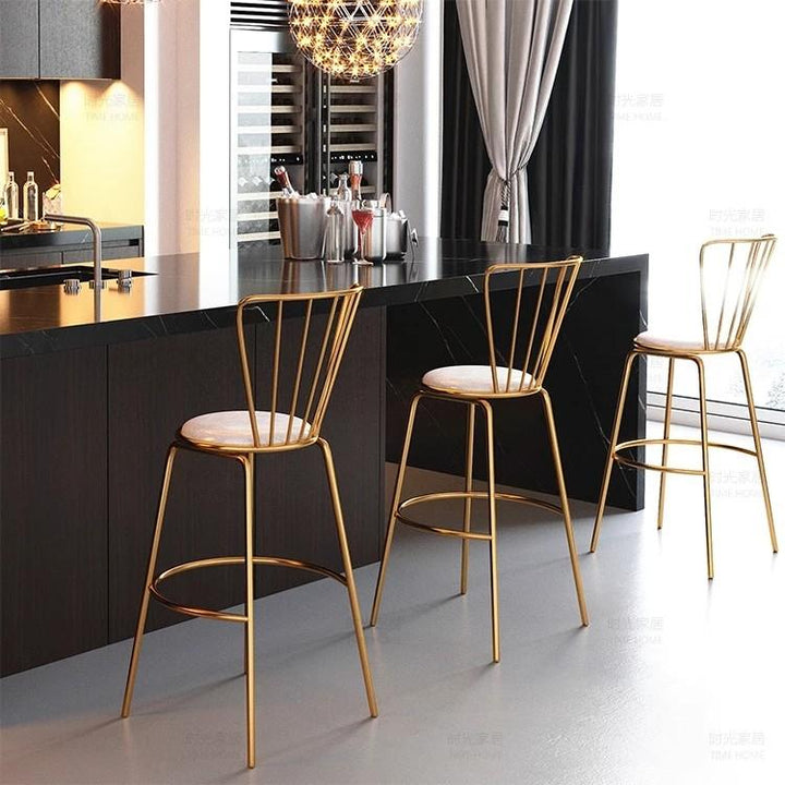 HARRIET Contemporary Caged Bar Stools