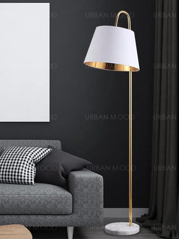 HATTER Chrome Gold Floor Lamp