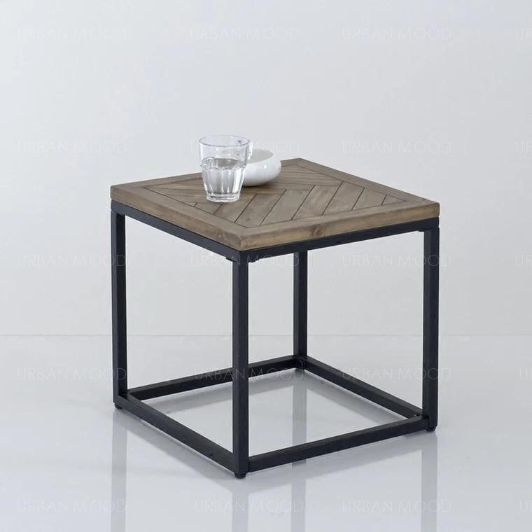 HENDRIX Solid Wood Herringbone Coffee Table