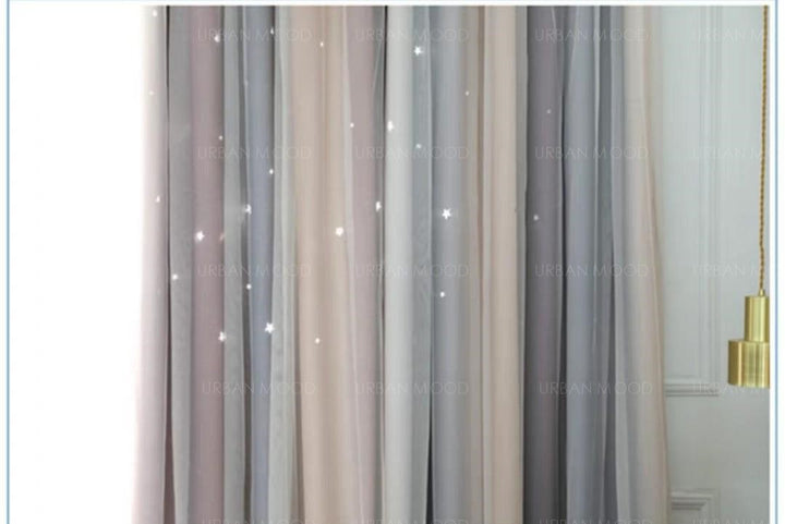 HIROKI Ombre Streaks Starburst Day Curtains