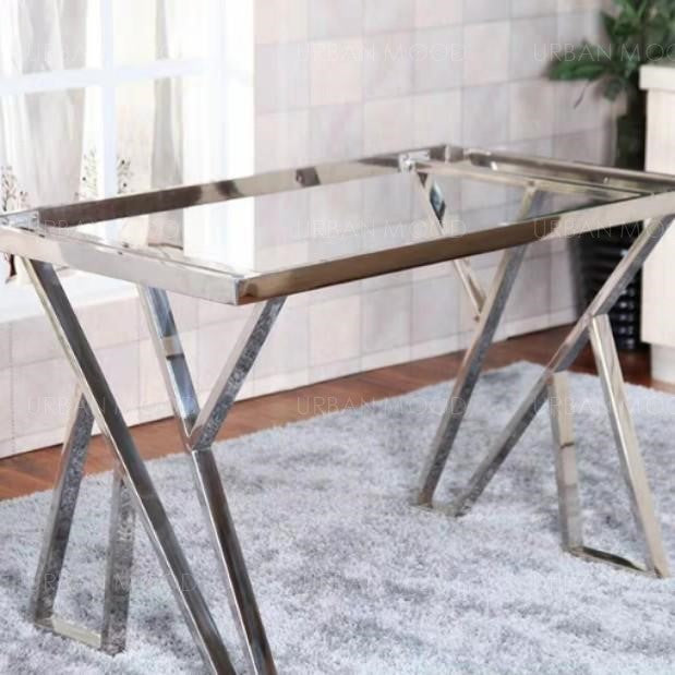 HISAKI Marble + Chrome Dining Table And Chairs