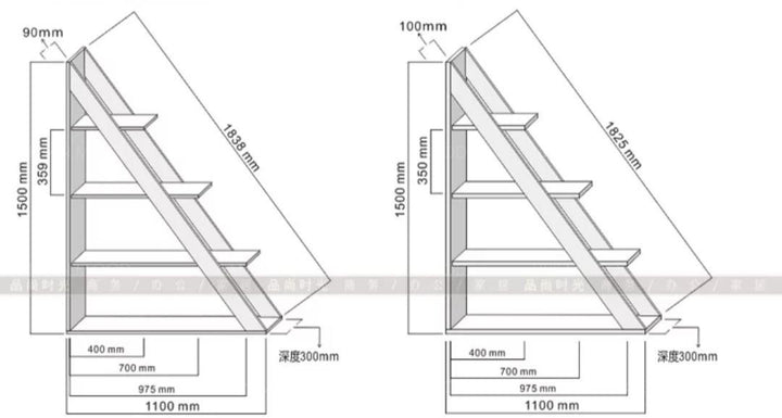 HOLLY Modern Industrial Display Shelf