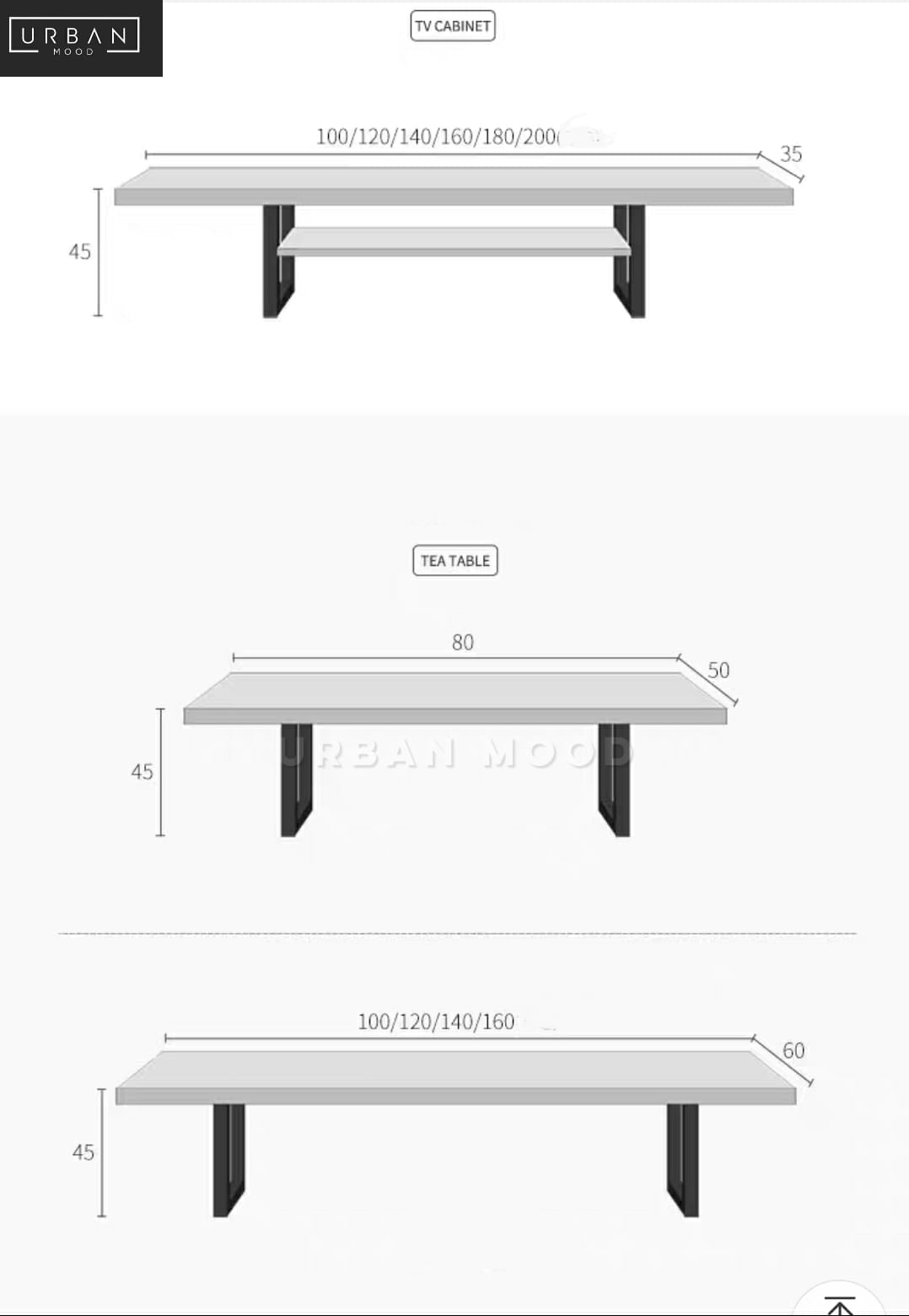 HADLEY Rustic Solid Wood TV Console