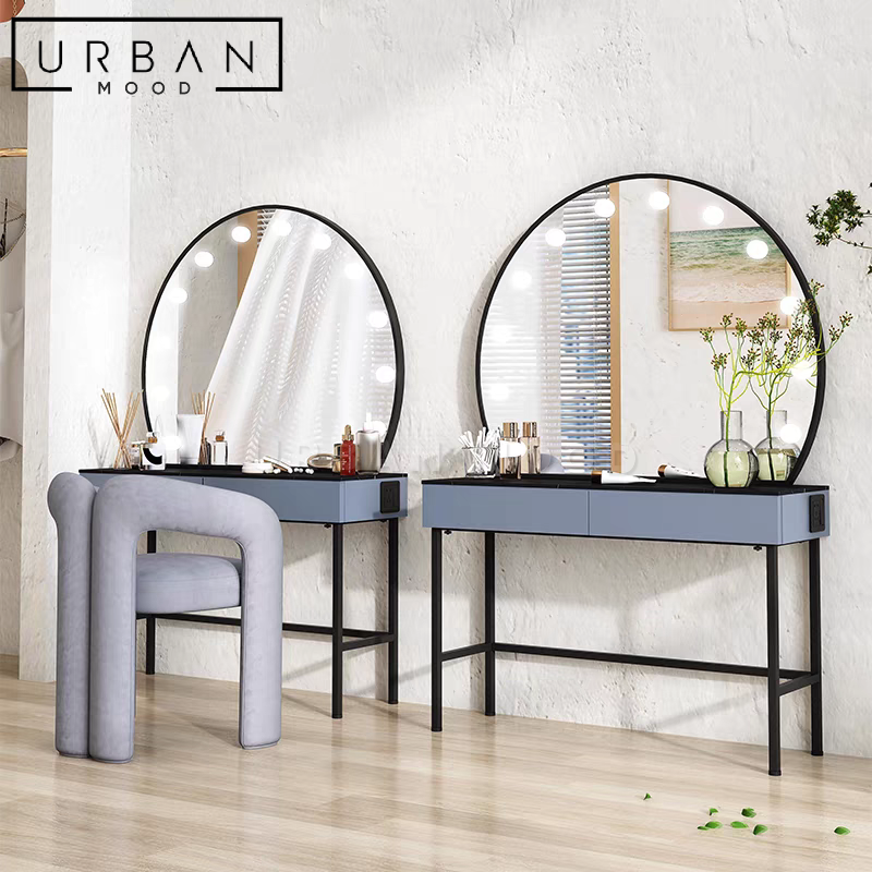 HALLE Hollywood Vanity Table Set