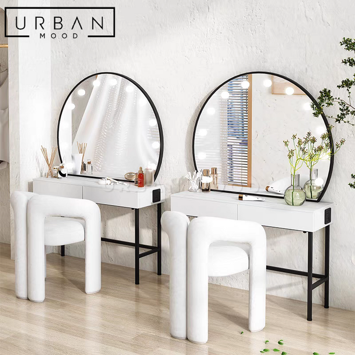 HALLE Hollywood Vanity Table Set