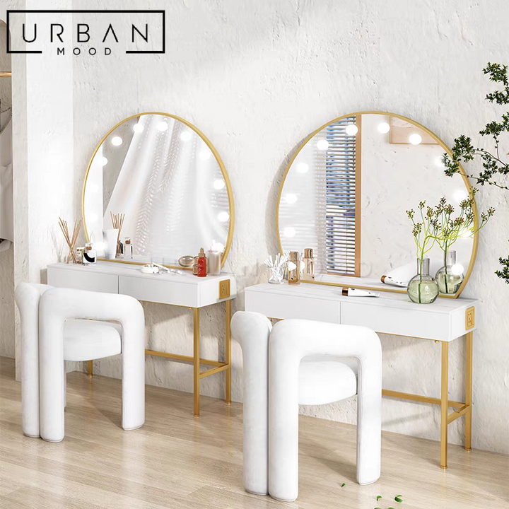 HALLE Hollywood Vanity Table Set