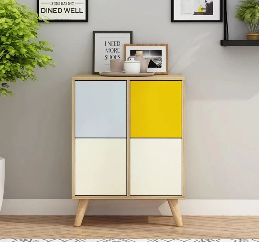 HANNAH Scandinavian Hallway Display Cabinet