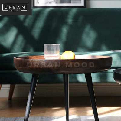 GROUND Rustic Round Coffee Table