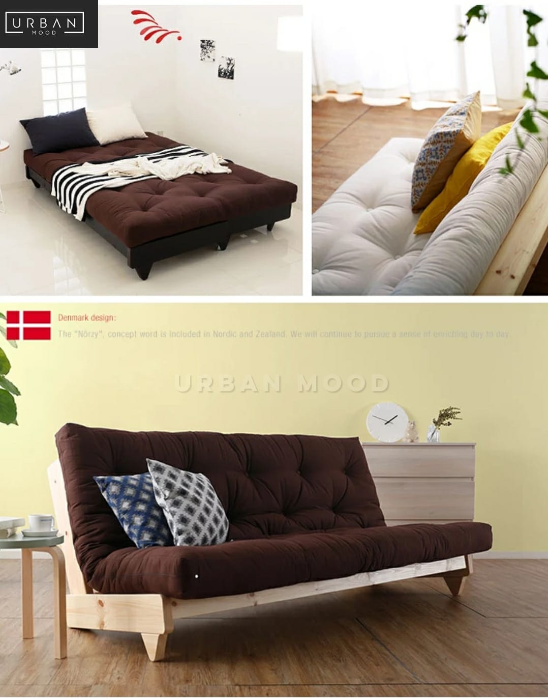 Ika Anese Fabric Sofa Bed Urban Mood