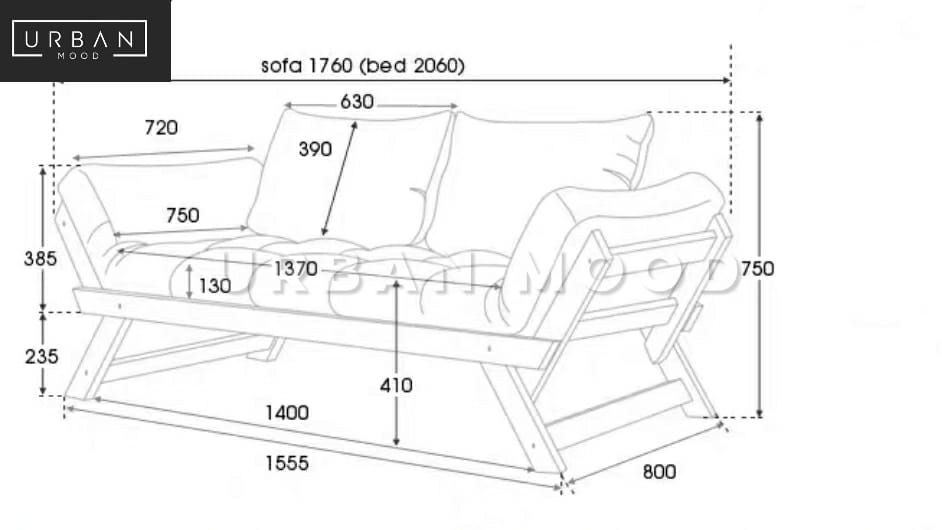 SCOTT Japanese Fabric Sofa