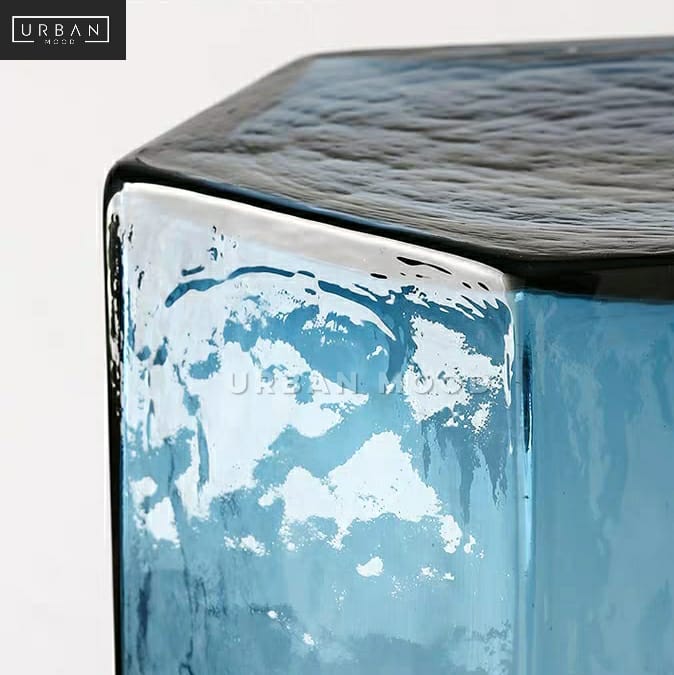 ICICLE Frosted Glass Side Table