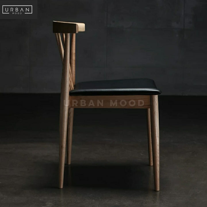 DANE Rustic Solid Wood Dining Chair