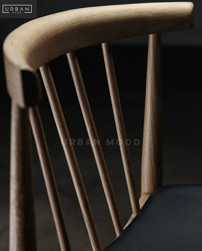 DANE Rustic Solid Wood Dining Chair
