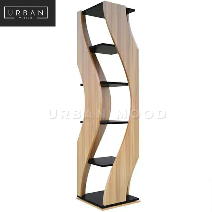 TILDEN Postmodern Solid Wood Bookshelf