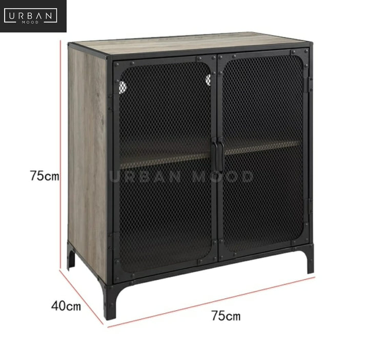 JOCK Industrial Metal TV Cabinet