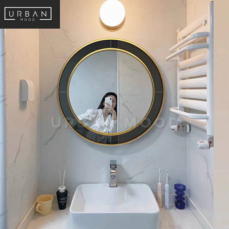 CAVEN Accent Round Wall Mirror