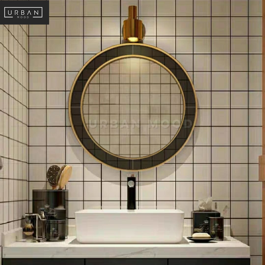 CAVEN Accent Round Wall Mirror